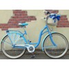 Nový retro bicykel dámsky s prúteným košíkom za výhodnú cenu. Mestský bicykel - eshop BATASPORT