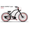 GRAND CHOPPER FALCON Plumbike bicykel pánsky hliníkový 7 rýchlostný pre náročných chopper bike